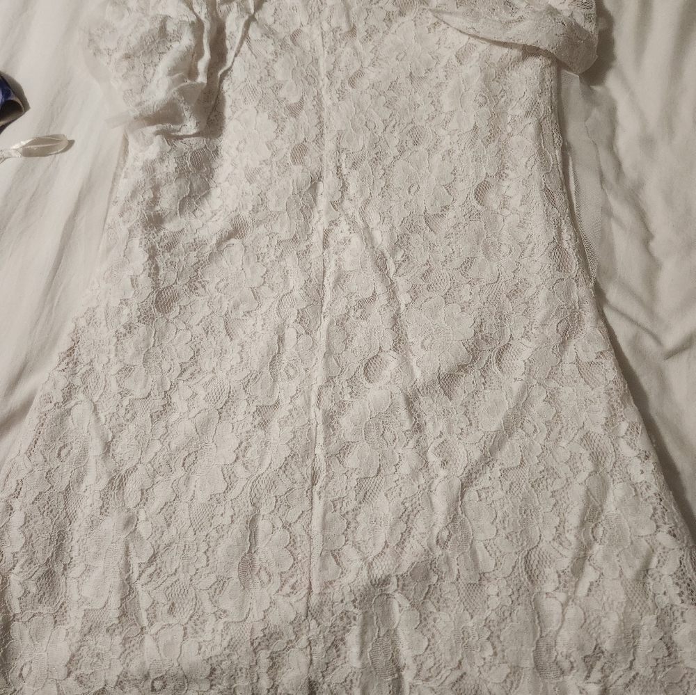 A white dress 👗